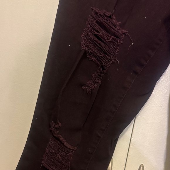 Women's Skinny Jeans in Purple - Picture 6 of 13